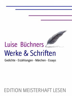 cover image of Luise Büchner's Werke & Schriften